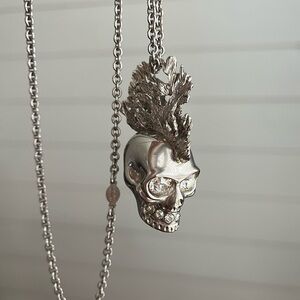 Alexander McQueen Skull Mohawk Necklace